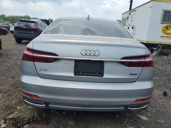 2019 Audi A6 Premium with VIN WAUD8AF24KN129211, listed as a Copart auction lot 59835875 with 56,105 mi miles and Salvage title. Bid and sale history available at DreamBid. Image 6.
