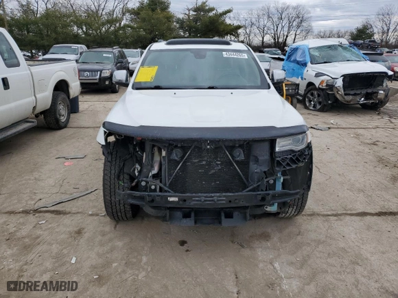 2016 Jeep Grand Cherokee Limited 75th Anniversary with VIN 1C4RJFBT4GC313141, listed as a Copart auction lot 43444265 with 168,254 mi miles and Salvage Title. Bid and sale history available at carsss.com. Image 5.