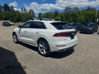 2019 Audi Q8 Premium Plus z VIN WA1BVAF15KD028897, wystawiony jako Copart lot #58662265 z przebiegiem 108 105 mil mil oraz Tytuł czysty. Historia ofert i sprzedaży dostępna na DreamBid. Obrazek 3.