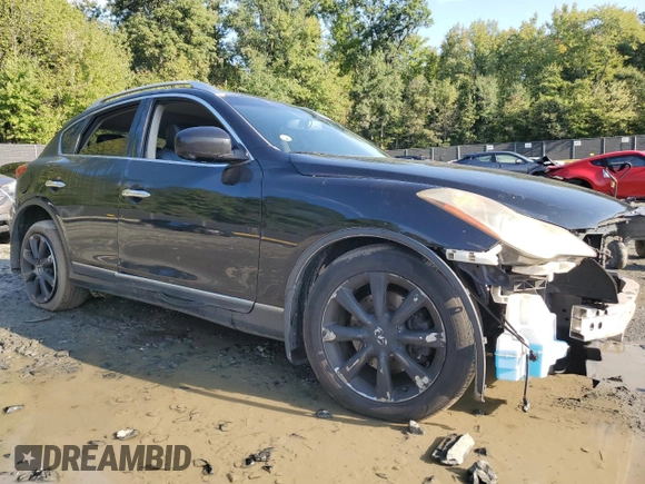 2010 Infiniti EX Journey with VIN JN1AJ0HR9AM756430, listed as a Copart auction lot 72579664 with 190,752 mi miles and Salvage Title. Bid and sale history available at DreamBid. Image 4.