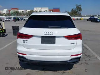 2021 Audi Q3 S line Premium with VIN WA1DECF37M1055948, listed as a IAAI auction lot 42141007 with 48,763 mi miles and . Bid and sale history available at DreamBid. Image 17.