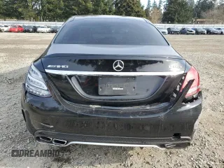 2016 Mercedes-Benz C 63 S AMG with VIN 55SWF8HB4GU109133, listed as a Copart auction lot 43380055 with 70,940 mi miles and Salvage title. Bid and sale history available at DreamBid. Image 6.