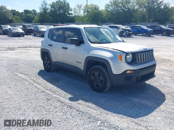2018 Jeep Renegade Sport z VIN ZACCJBAB7JPH88857, wystawiony jako IAAI lot #42705578 z przebiegiem 132 838 mil mil oraz . Historia ofert i sprzedaży dostępna na DreamBid. Obrazek 1.