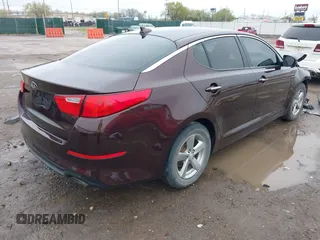 2015 Kia Optima LX with VIN 5XXGM4A75FG430460, listed as a IAAI auction lot 41947052 with 168,303 mi miles and . Bid and sale history available at DreamBid. Image 4.