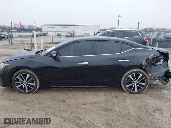 2021 Nissan Maxima SV with VIN 1N4AA6CV9MC513687, listed as a IAAI auction lot 41744440 with 67,386 mi miles and . Bid and sale history available at DreamBid. Image 14.