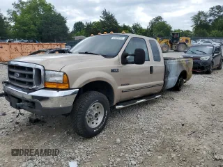 1999 Ford Super Duty F-250 XL with VIN 1FTNX21F2XEE87845, listed as a Copart auction lot 62260804 with 0 mi miles and Non Repairable. Bid and sale history available at carsss.com. Image 1.