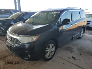 2014 Nissan Quest S with VIN JN8AE2KP9E9107034, listed as a Copart auction lot 59415785 with 142,209 mi miles and Clean title. Bid and sale history available at DreamBid. Image 1.