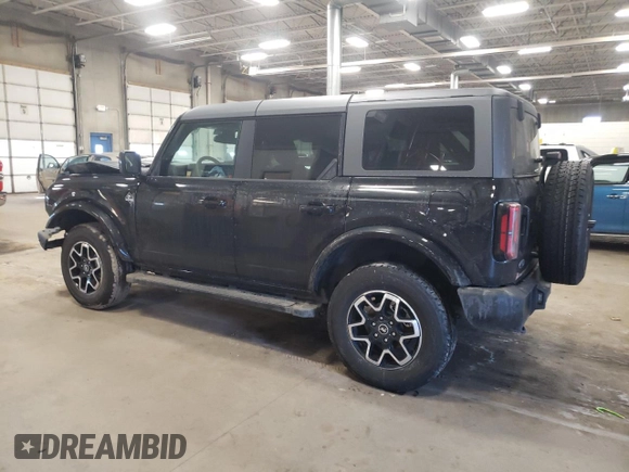 2024 Ford Bronco Outer Banks with VIN 1FMDE8BH7RLA65570, listed as a Copart auction lot 46705165 with 10,206 mi miles and Salvage Title. Bid and sale history available at DreamBid. Image 2.