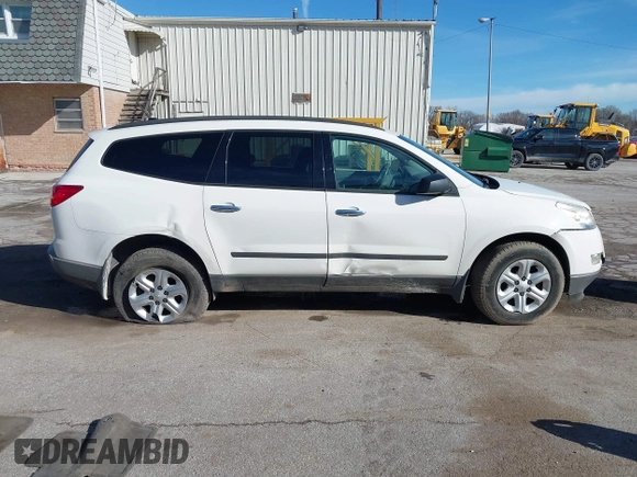 2012 Chevrolet Traverse LS with VIN 1GNKRFEDXCJ401428, listed as a IAAI auction lot 41801656 with 141,242 mi miles and . Bid and sale history available at DreamBid. Image 13.