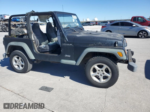 2000 Jeep Wrangler SE with VIN 1J4FA29P3YP761511, listed as a Copart auction lot 49607295 with 90,024 mi miles and Clean Title. Bid and sale history available at carsss.com. Image 4.