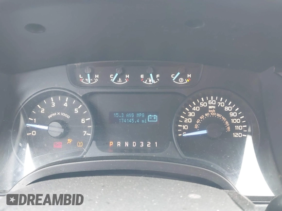 2012 Ford F-150 XL with VIN 1FTMF1CM5CKD04096, listed as a IAAI auction lot 41604001 with 174,145 mi miles. Bid and sale history available at carsss.com. Image 7.