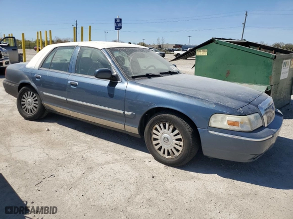 2007 Mercury Grand Marquis LS with VIN 2MEFM75V37X640967, listed as a Copart auction lot 53401435 with 141,453 mi miles and Clean Title. Bid and sale history available at carsss.com. Image 4.