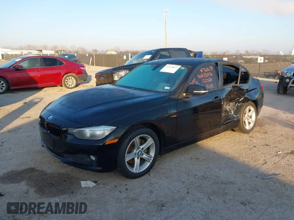 2015 BMW 3 Series 320i with VIN WBA3B1C53FP831476, listed as a IAAI auction lot 41219821 with 108,852 mi miles. Bid and sale history available at carsss.com. Image 17.