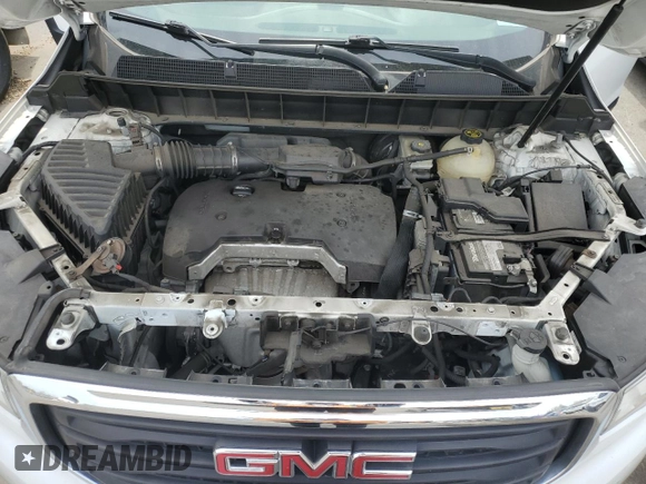 2018 GMC Acadia SLE z VIN 1GKKNKLA2JZ111600, wystawiony jako Copart lot #53423955 z przebiegiem 92 118 mil mil oraz Szkoda całkowita • Salvage title. Historia ofert i sprzedaży dostępna na DreamBid. Obrazek 12.