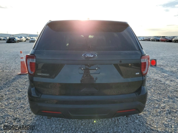 2019 Ford Police Interceptor Utility with VIN 1FM5K8ARXKGB46195, listed as a Copart auction lot 46890775 with 0 mi miles and Salvage Title. Bid and sale history available at carsss.com. Image 6.