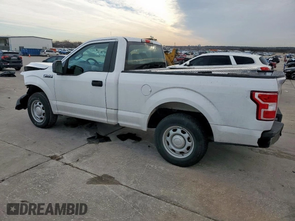 2018 Ford F-150 XL with VIN 1FTMF1CB6JKF30112, listed as a Copart auction lot 47016405 with 48,584 mi miles and Salvage Title. Bid and sale history available at carsss.com. Image 2.