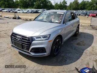 2019 Audi SQ5 Prestige with VIN WA1C4AFYXK2041080, listed as a Copart auction lot 60745403 with 51,411 mi miles. Bid and sale history available at carsss.com. Image 1.