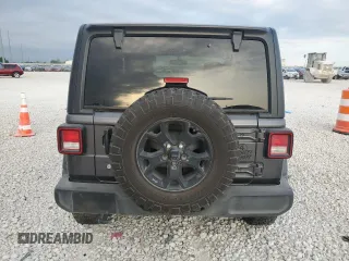 2022 Jeep Wrangler Willys Sport z VIN 1C4GJXAN2NW164546, wystawiony jako Copart lot #52257525 z przebiegiem 34 197 mil mil oraz Szkoda całkowita • Salvage title. Historia ofert i sprzedaży dostępna na DreamBid. Obrazek 6.