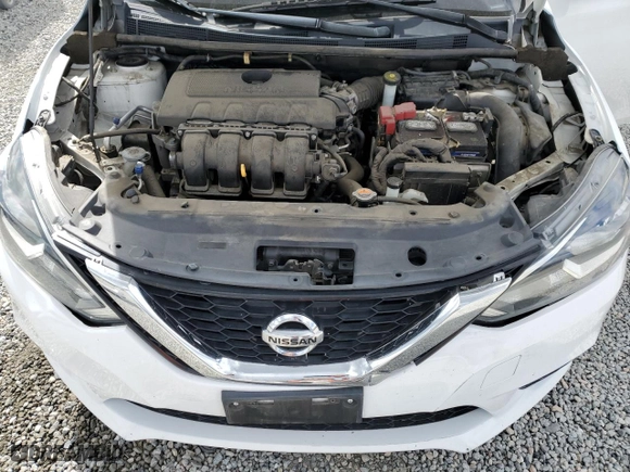 2017 Nissan Sentra SV with VIN 3N1AB7AP8HL716178, listed as a Copart auction lot 51495735 with 56,485 mi miles and Salvage Title. Bid and sale history available at carsss.com. Image 12.