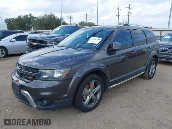 2016 Dodge Journey Crossroad Plus z VIN 3C4PDCGB1GT203035, wystawiony jako IAAI lot #41518100 z przebiegiem 147 437 mil mil oraz . Historia ofert i sprzedaży dostępna na DreamBid. Obrazek 2.