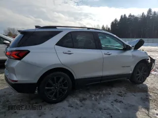 2022 Chevrolet Equinox RS with VIN 3GNAXWEV1NS106987, listed as a Copart auction lot 65253865 with 29,171 mi miles and Non repairable. Bid and sale history available at DreamBid. Image 3.