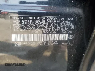 2022 Lexus IS with VIN JTHAA1D28N5118132, listed as a Copart auction lot 85524764 with 11,291 mi miles and Salvage Title. Bid and sale history available at carsss.com. Image 12.