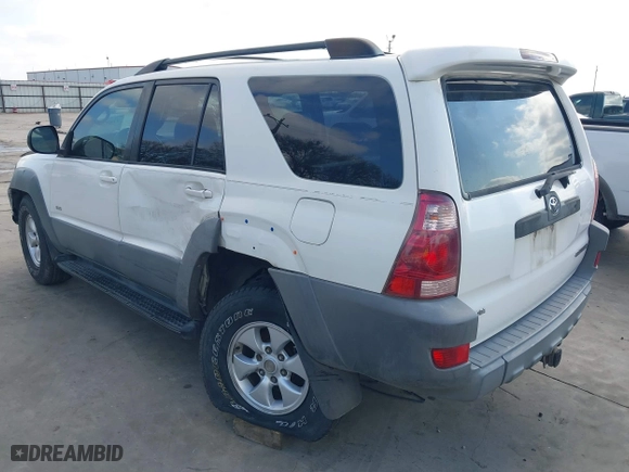 2003 Toyota 4Runner SR5 with VIN JTEZU14R730004590, listed as a IAAI auction lot 41482626 with 274,698 mi miles. Bid and sale history available at carsss.com. Image 3.