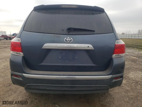 2013 Toyota Highlander with VIN 5TDZK3EH1DS100855, listed as a Copart auction lot 44433395 with 216,673 mi miles and Salvage Title. Bid and sale history available at carsss.com. Image 6.