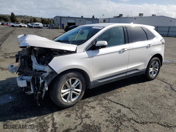 2018 Ford Edge SEL with VIN 2FMPK4J92JBC27490, listed as a Copart auction lot 49240955 with 121,531 mi miles and Salvage Title. Bid and sale history available at carsss.com. Image 1.