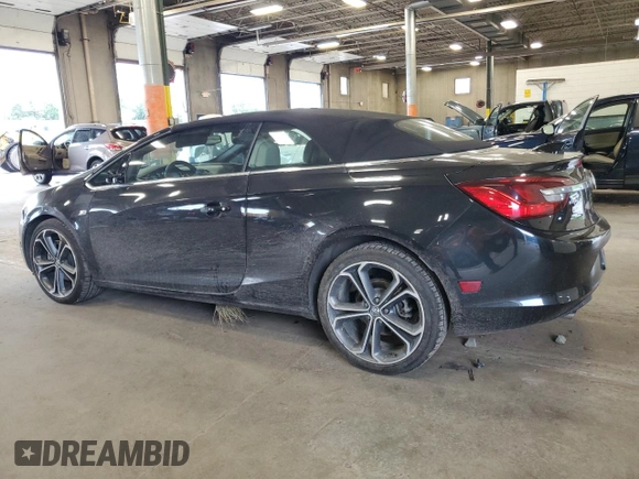 2016 Buick Cascada Premium with VIN W04WT3N58GG130062, listed as a Copart auction lot 64644255 with 46,969 mi miles and Salvage title. Bid and sale history available at DreamBid. Image 2.
