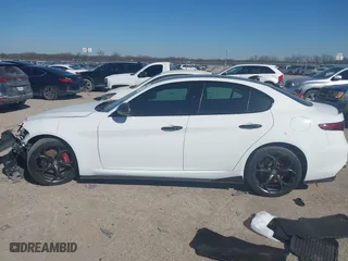 2018 Alfa Romeo Giulia Ti Sport with VIN ZARFAEEN9J7572787, listed as a IAAI auction lot 41646814 with 56,094 mi miles. Bid and sale history available at carsss.com. Image 14.