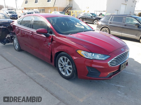 2019 Ford Fusion SE with VIN 3FA6P0HD4KR132068, listed as a IAAI auction lot 41869570 with 86,660 mi miles and . Bid and sale history available at DreamBid. Image 1.