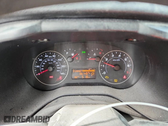 2021 Ram ProMaster City Cargo Tradesman with VIN ZFBHRFAB5M6T49995, listed as a Copart auction lot 58478405 with 86,748 mi miles and Salvage title. Bid and sale history available at DreamBid. Image 9.