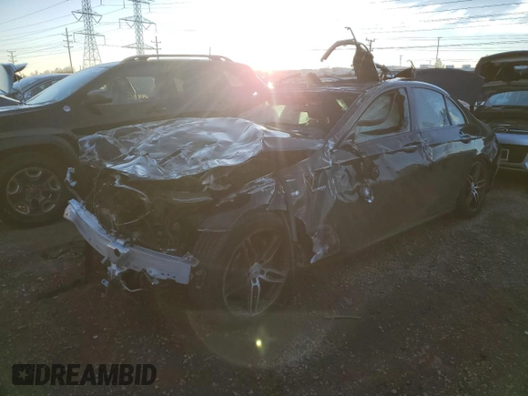 2017 Mercedes-Benz E-Class AMG E 43 with VIN WDDZF6EB3HA270001, listed as a Copart auction lot 79715704 with 0 mi miles and Salvage Title. Bid and sale history available at carsss.com. Image 1.
