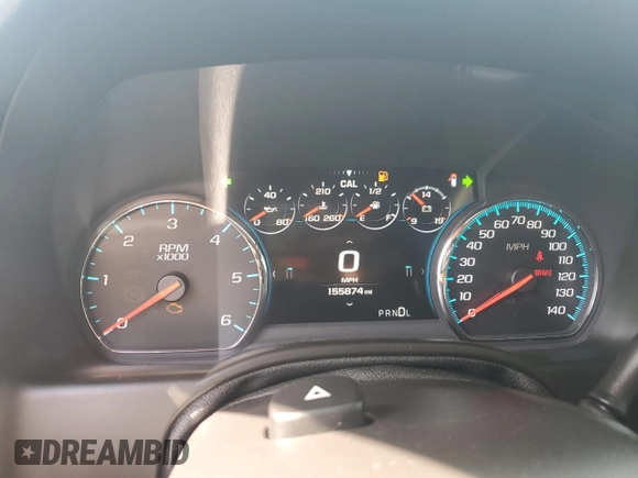 2017 GMC Yukon Denali with VIN 1GKS1CKJ9HR287234, listed as a Copart auction lot 42781565 with 155,874 mi miles and Salvage Title. Bid and sale history available at carsss.com. Image 9.