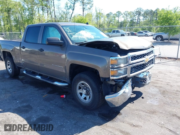 2014 Chevrolet Silverado 1500 Work Truck with VIN 3GCUKPEH0EG262607, listed as a IAAI auction lot 42028522 with 147,379 mi miles and . Bid and sale history available at DreamBid. Image 1.