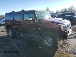 2007 Hummer H2 SUV with VIN 5GRGN23U17H102573, listed as a Copart auction lot 87509815 with 182,993 mi miles and Salvage Title. Bid and sale history available at carsss.com. Image 4.