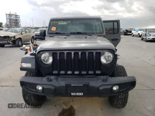 2021 Jeep Wrangler Unlimited Sport S with VIN 1C4HJXDG4MW609644, listed as a Copart auction lot 55459145 with 55,400 mi miles and Salvage title. Bid and sale history available at DreamBid. Image 5.
