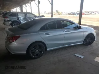 2015 Mercedes-Benz CLA 250 with VIN WDDSJ4EB2FN181305, listed as a Copart auction lot 55330535 with 115,292 mi miles and Salvage Title. Bid and sale history available at DreamBid. Image 3.