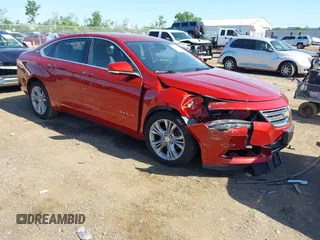 2015 Chevrolet Impala LT z VIN 2G1115SLXF9145835, wystawiony jako IAAI lot #42231499 z przebiegiem 124 865 mil mil oraz . Historia ofert i sprzedaży dostępna na DreamBid. Obrazek 1.