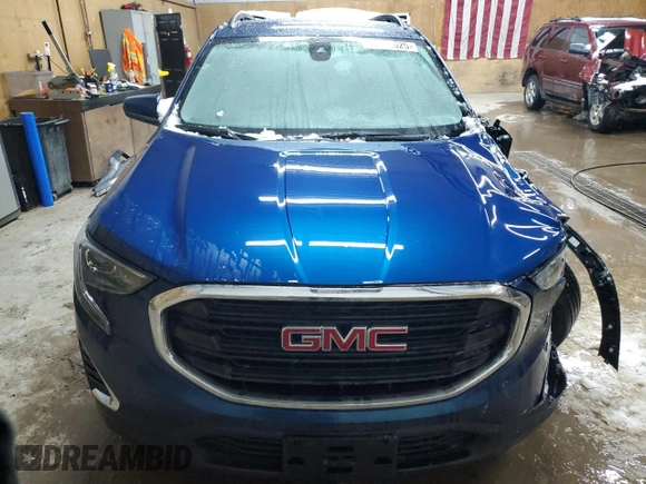 2020 GMC Terrain SLE with VIN 3GKALTEV1LL211897, listed as a Copart auction lot 49435625 with 43,256 mi miles and Salvage Title. Bid and sale history available at carsss.com. Image 5.