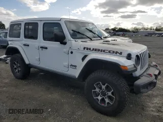 2020 Jeep Wrangler Unlimited Rubicon z VIN 1C4HJXFG3LW212194, wystawiony jako Copart lot #51184325 z przebiegiem 46 116 mil mil oraz Szkoda całkowita • Salvage title. Historia ofert i sprzedaży dostępna na DreamBid. Obrazek 4.
