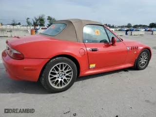 2000 BMW Z3 2.8L with VIN 4USCH3345YLF42546, listed as a Copart auction lot 78143144 with 99,335 mi miles and Non Repairable. Bid and sale history available at carsss.com. Image 3.