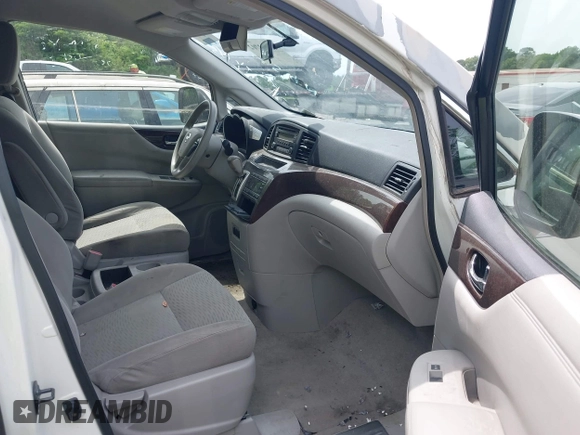 2014 Nissan Quest S with VIN JN8AE2KP5E9103563, listed as a IAAI auction lot 42223702 with 93,373 mi miles and . Bid and sale history available at DreamBid. Image 5.