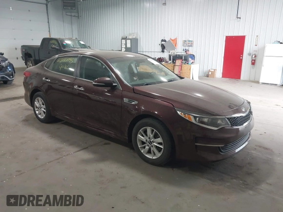 2016 Kia Optima LX z VIN 5XXGT4L38GG109351, wystawiony jako IAAI lot #42282193 z przebiegiem 75 076 mil mil oraz . Historia ofert i sprzedaży dostępna na DreamBid. Obrazek 1.
