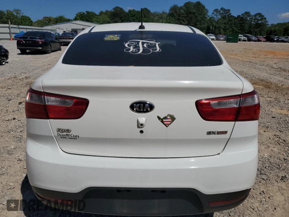 2013 Kia Rio EX with VIN KNADN4A36D6315890, listed as a Copart auction lot 52958745 with 98,568 mi miles and Salvage title. Bid and sale history available at DreamBid. Image 6.