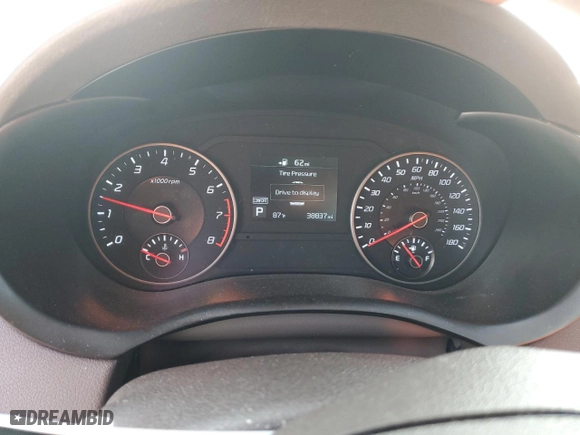 2020 Kia Stinger GT with VIN KNAE35LC0L6086859, listed as a Copart auction lot 58713924 with 38,837 mi miles and Salvage Title. Bid and sale history available at carsss.com. Image 9.
