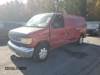 1999 Ford Econoline Cargo with VIN 1FDRE14W1XHB36383, listed as a Copart auction lot 77230084 with 222,420 mi miles and Salvage Title. Bid and sale history available at carsss.com. Image 1.