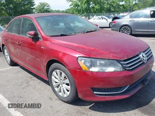 2015 Volkswagen Passat Wolfsburg Edition with VIN 1VWAT7A33FC061862, listed as a IAAI auction lot 42605981 with 179,456 mi miles and . Bid and sale history available at DreamBid. Image 1.