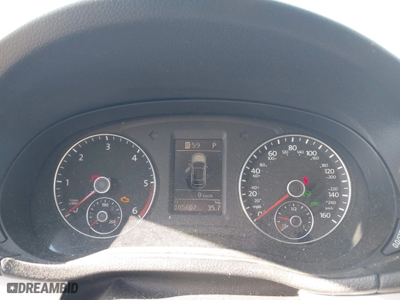 2013 Volkswagen Passat TDI SE with VIN 1VWBN7A34DC103273, listed as a IAAI auction lot 42051516 with 105,607 mi miles. Bid and sale history available at carsss.com. Image 7.